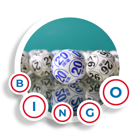 bingo balls blue bg